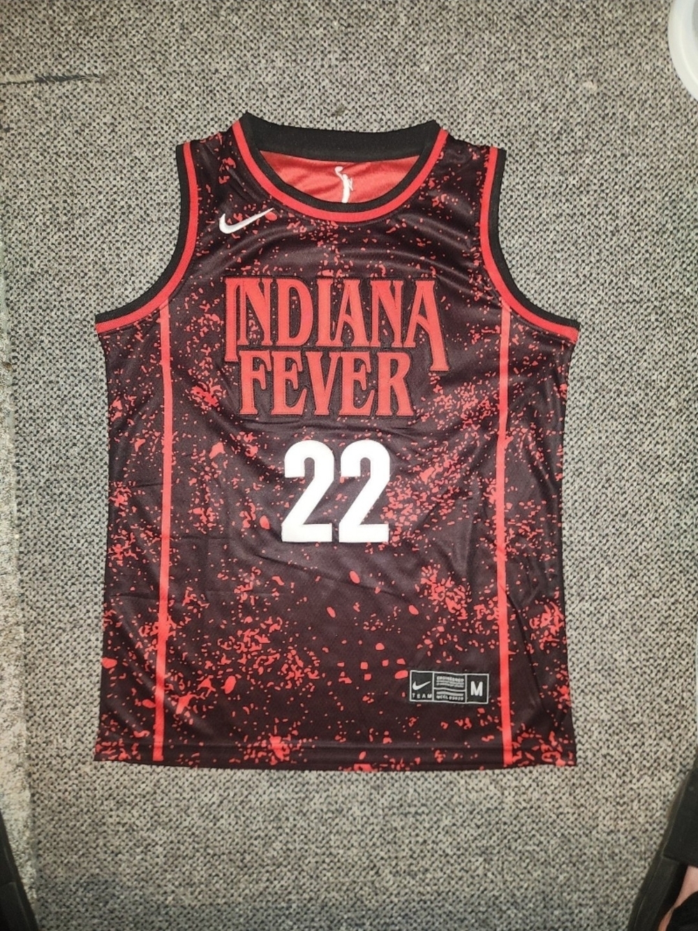 Caitlin Clark Indiana Fever x Stranger Things Stitched Jersey Men's Size Medium